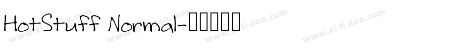 HotStuff Normal字体转换